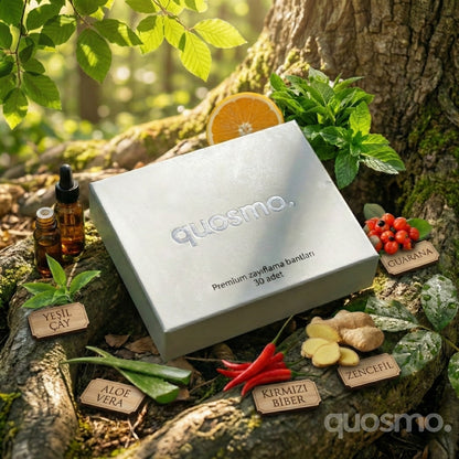 quosmo. Göbek ve Bel Bölgesi İçin Bitkisel Zayıflama Bandı